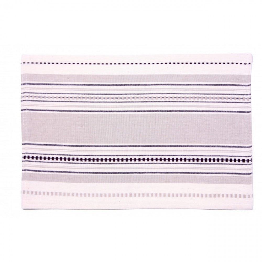 Coco Stripe Pattern Ribbed Placemat