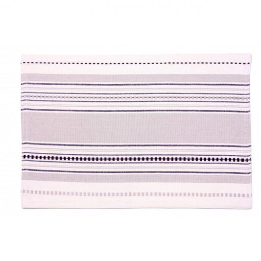 Coco Stripe Pattern Ribbed Placemat