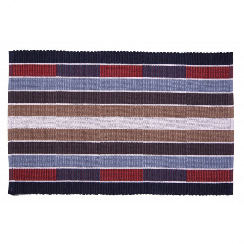 Cafe Stripe Pattern Ribbed Placemat
