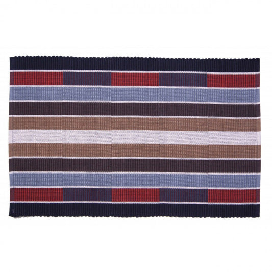 Cafe Stripe Pattern Ribbed Placemat