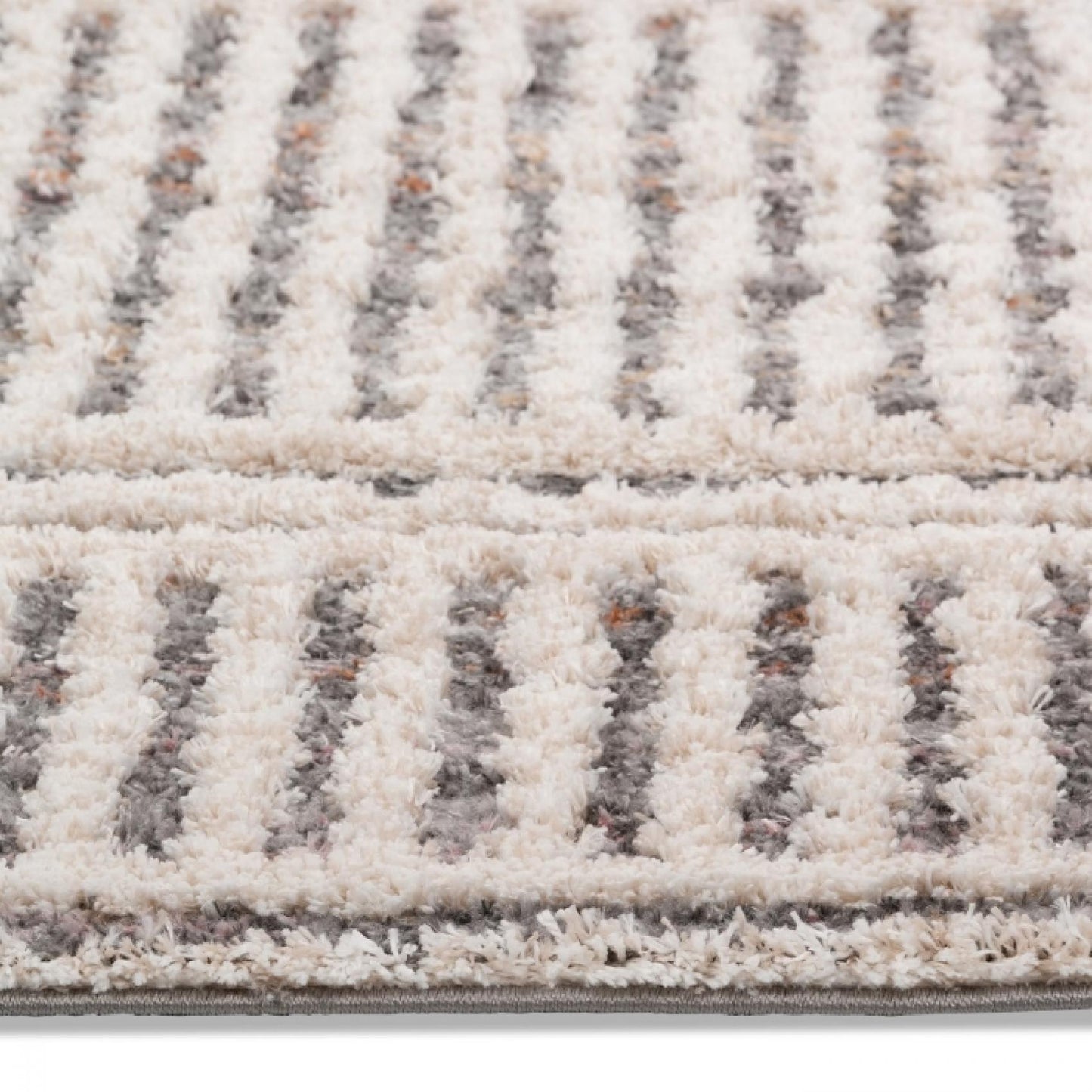 Bisera Striped Shag Rug