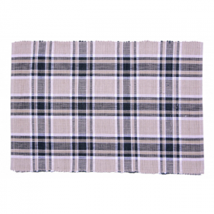 Tulsi Check Pattern S Pattern Ribbed Placemat