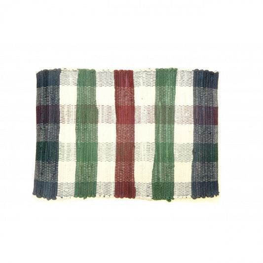 Chindi Multi Color Check Pattern Placemat