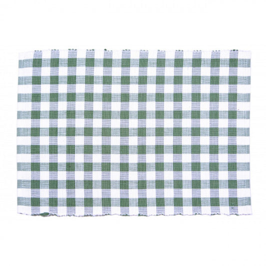 Toro Green Check Pattern Ribbed Placemat