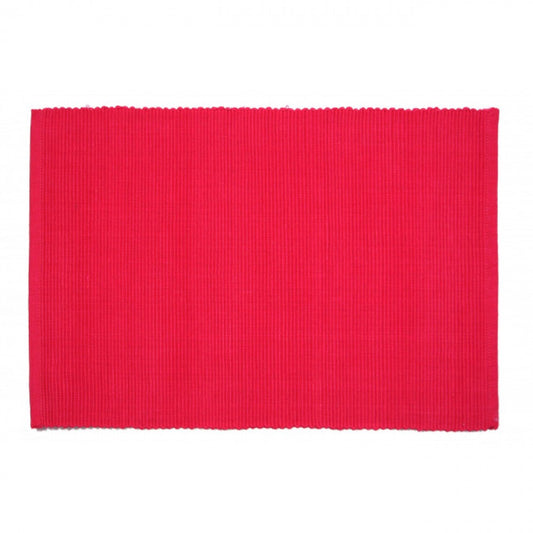 Red Ribbed Placemat