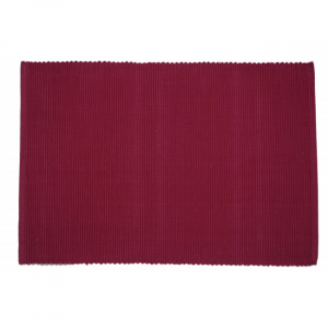 Burgundy Ribbed Placemat