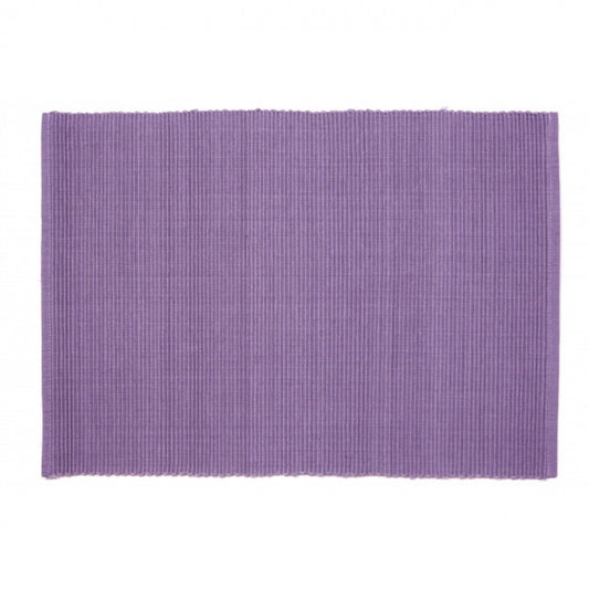 Set of  4 Purple Ribbed Placemat