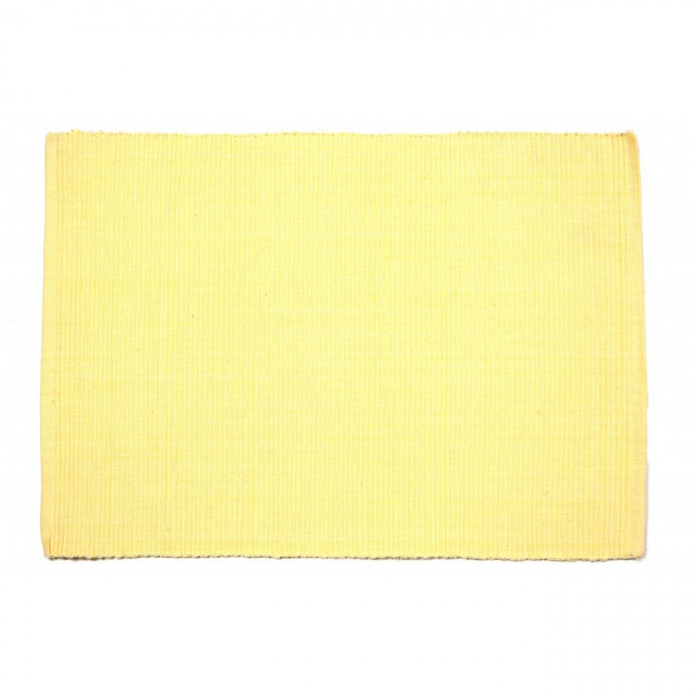 Yellow Ribbed Placemat