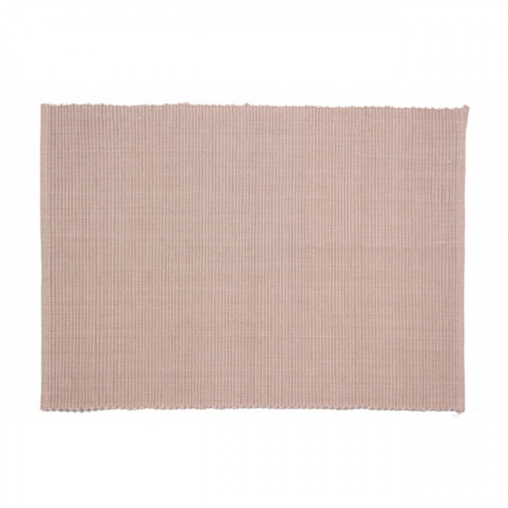 Beige Ribbed Placemat