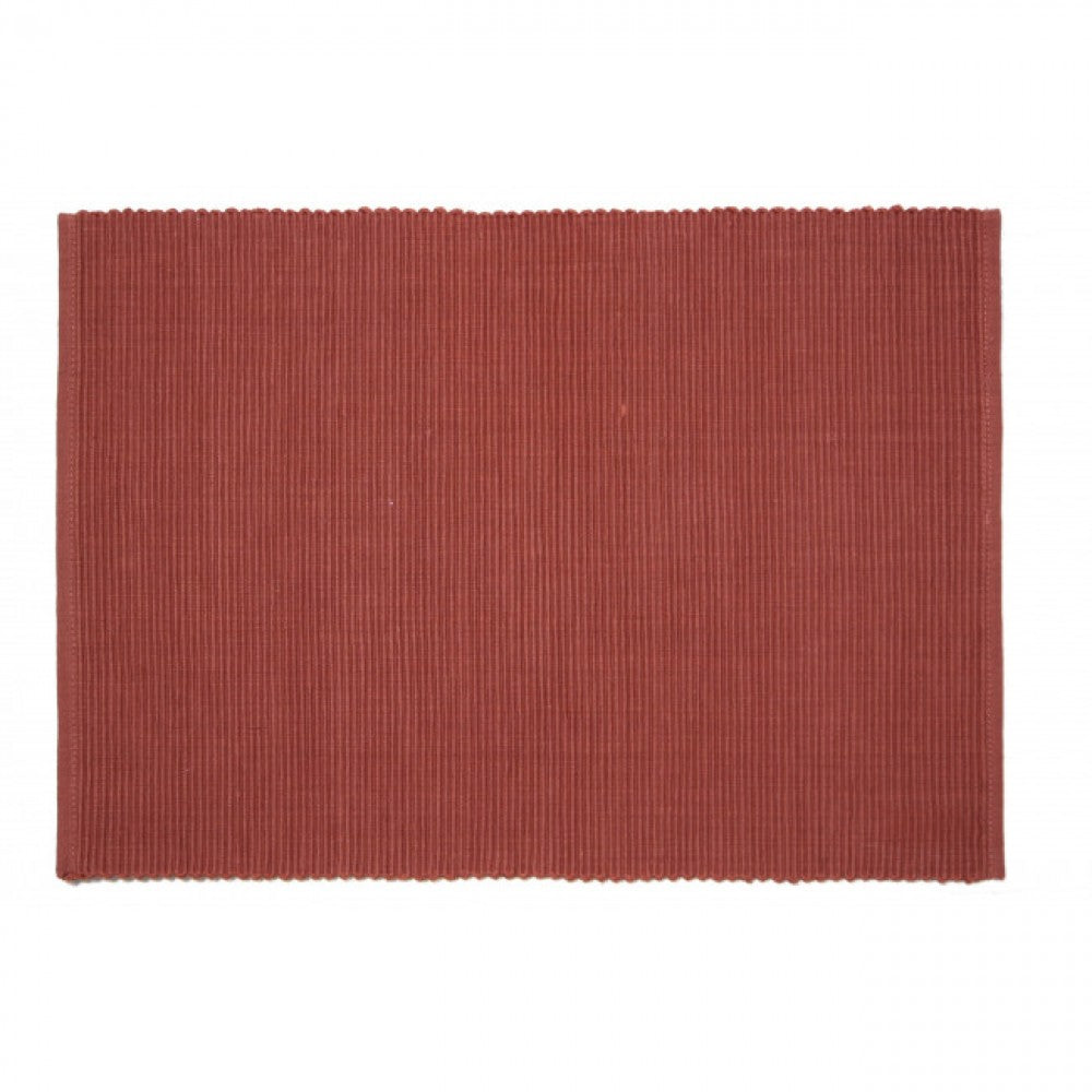 Rust Ribbed Placemat