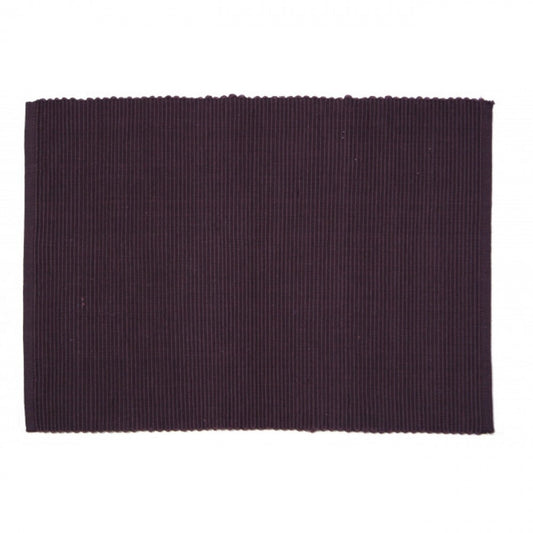 Chocolate Brown Ribbed Placemat