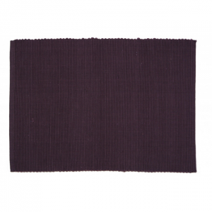 Chocolate Brown Ribbed Placemat