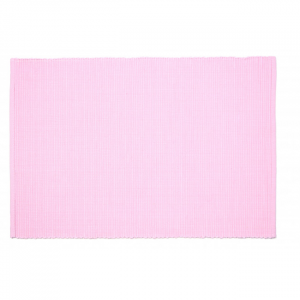 Pale Pink Ribbed Placemat