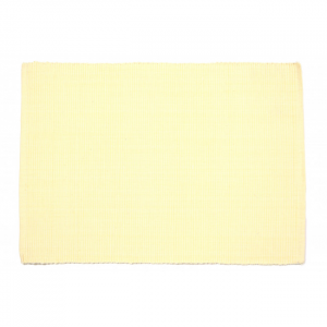 Butter Cream Yellow Ribbed Placemat