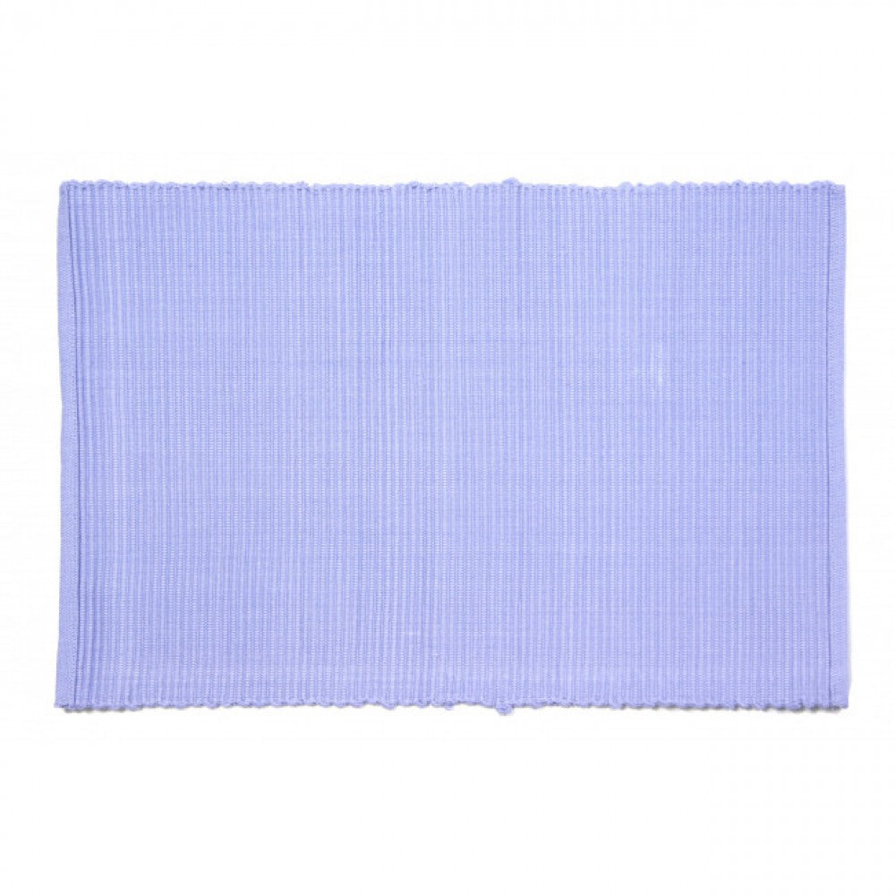 Periwinkle Blue Ribbed Placemat