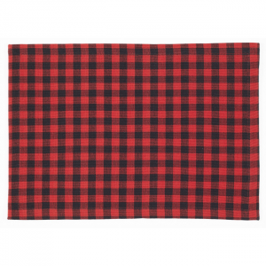 Red And Black Buffalo Check Pattern Placemat