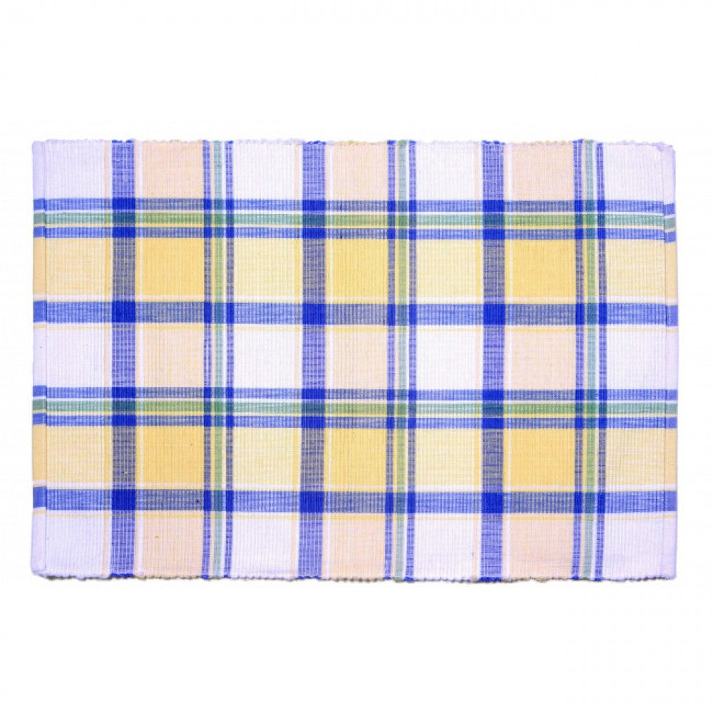 St. Jean Check Pattern Ribbed Placemat