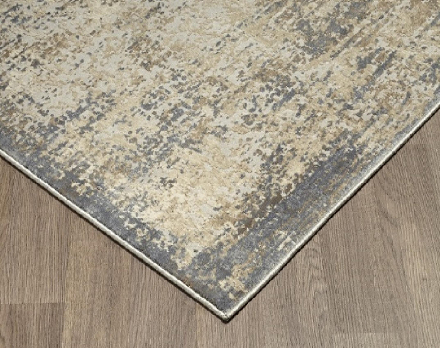 Charisma Ii Muted Gray Ivory Distressed Abstract Rug