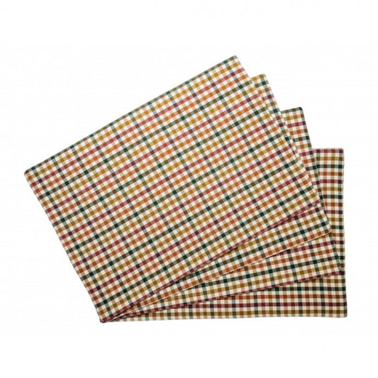 Cambridge Check Pattern Fused Placemat