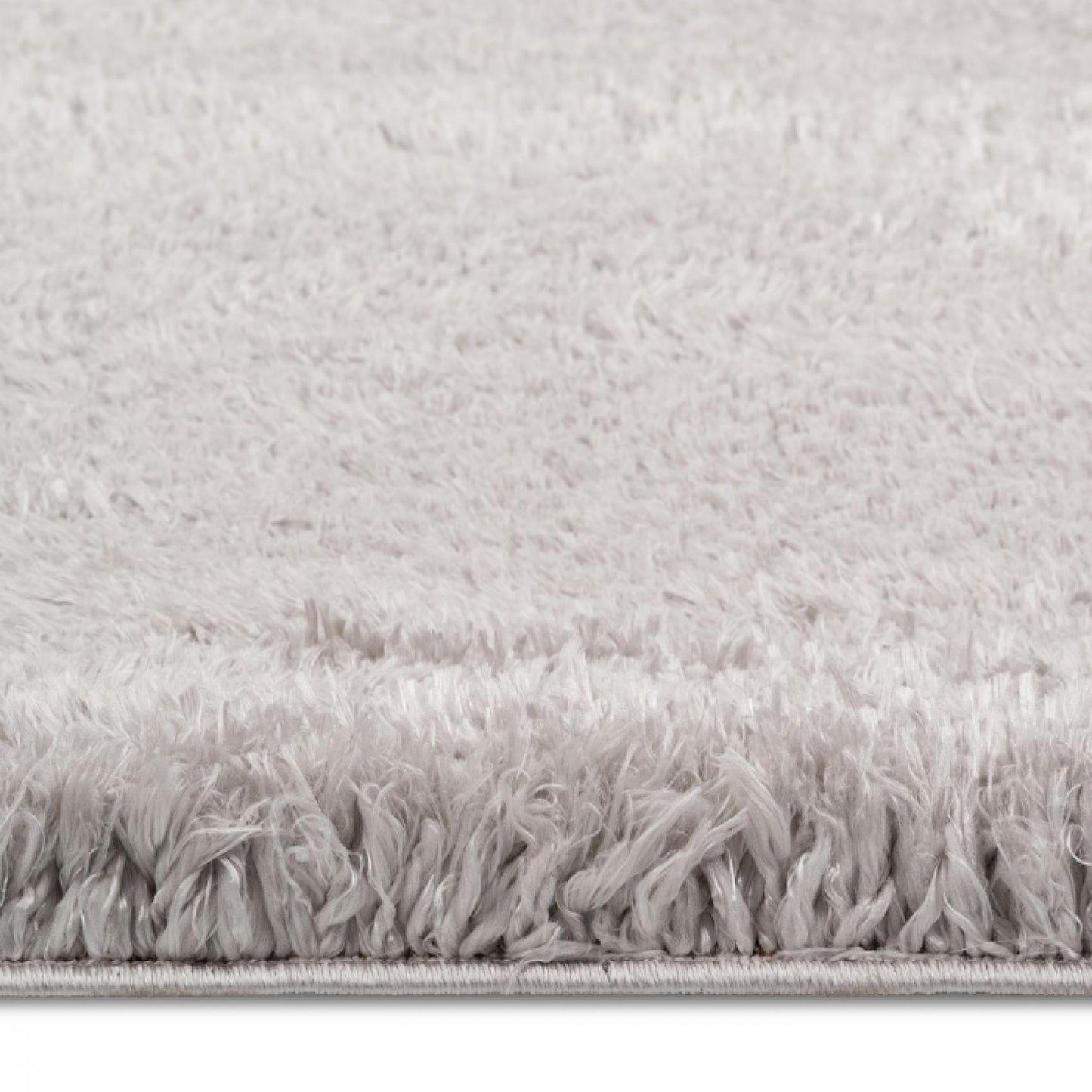 Flokati Silver Shag Rug