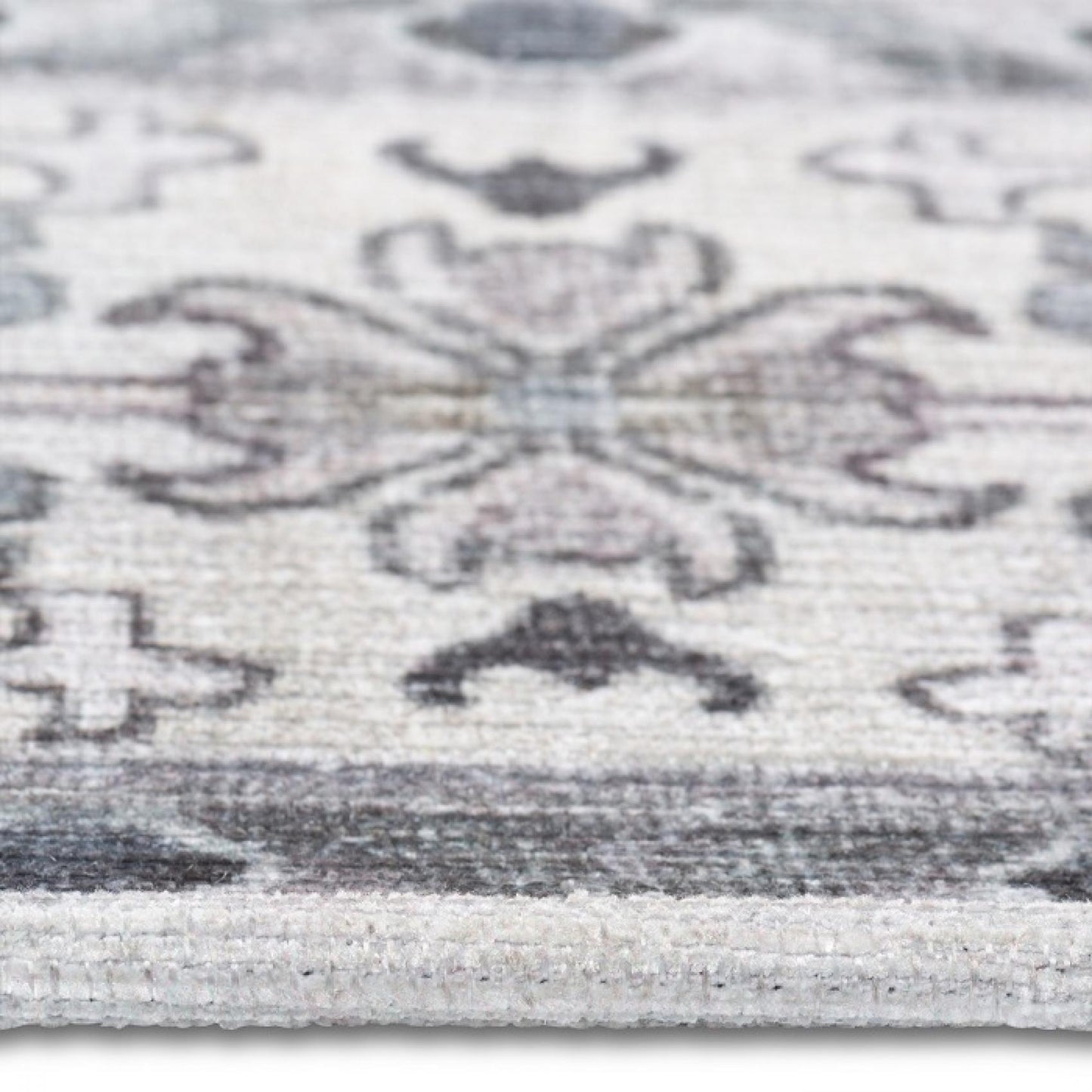 Sparx Distressed Beige Washable Transitional Rug