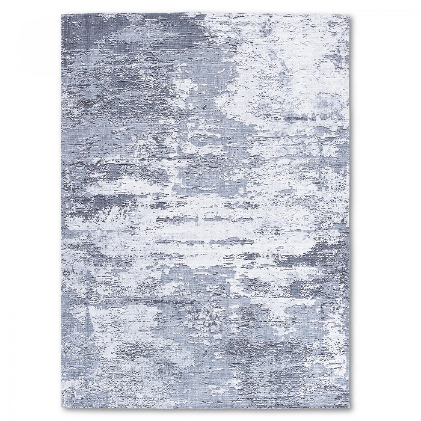 Sparx Distressed Gray Washable Modern Rug