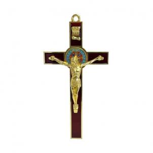 Red And Gold Hangable Crucifix Figurine