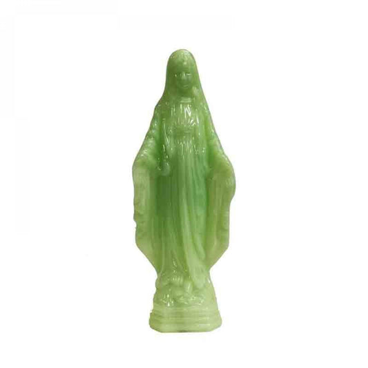 Fluorescent Green Immaculate Conception Figurine