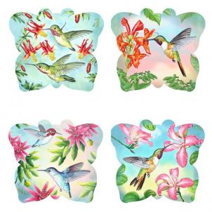 Set Of 4 Assorted Hummingbirds Coasters