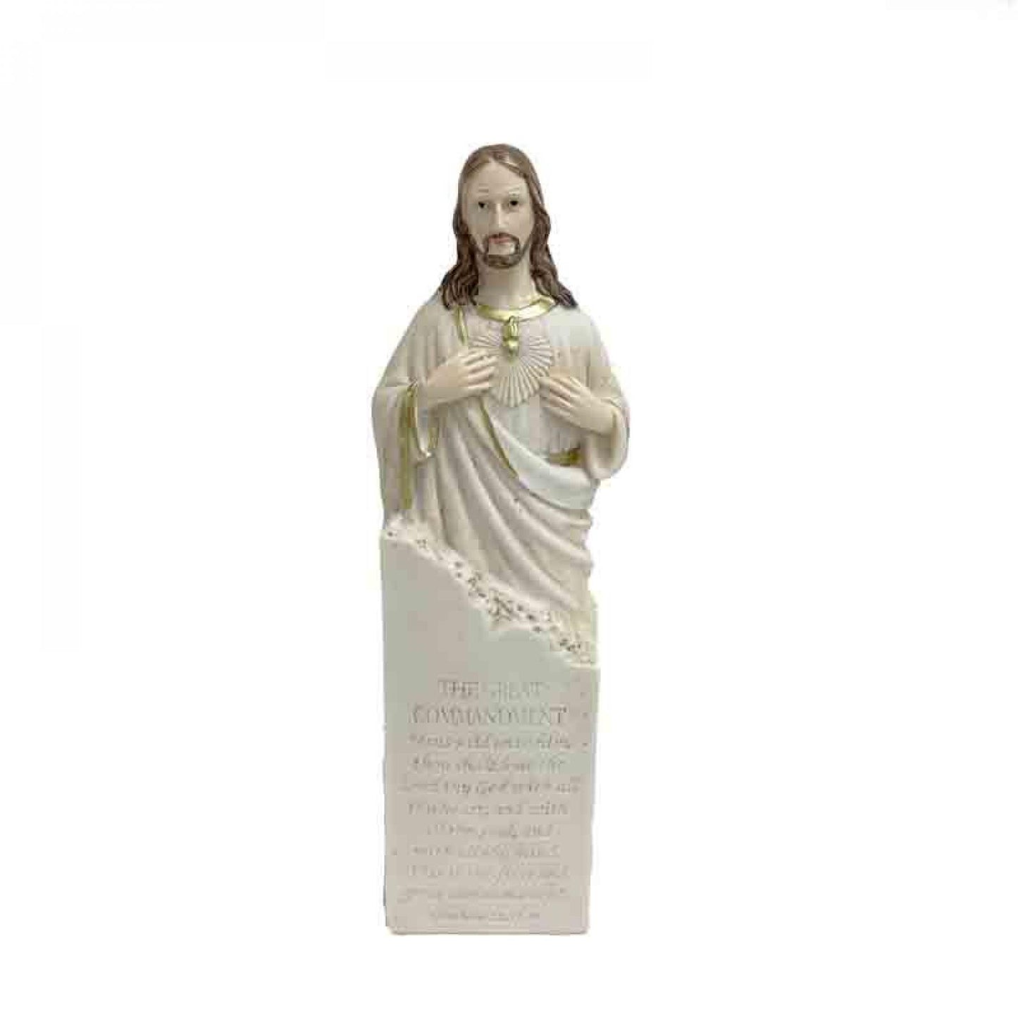 Jesus With The Great Commandment Figurine