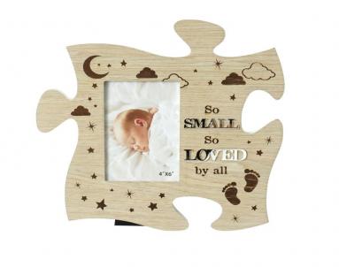 Puzzle Piece With Text -So Small, So Loved By All Photo Frame