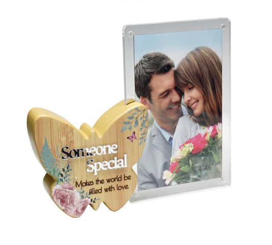 Butterfly With Text And Clear Photo Frame- Someone Special Photo Frame