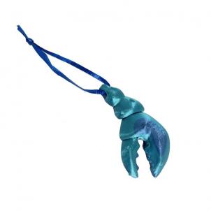 Blue Lobster Claw 3D Printed Ornaments