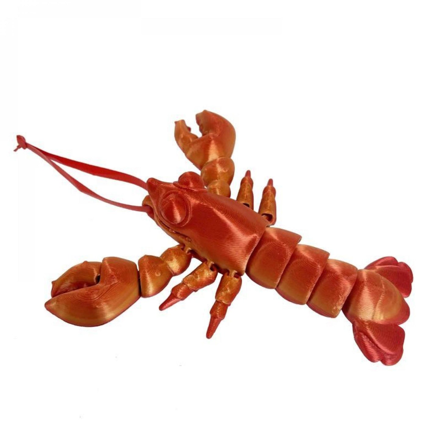 Red Cartoon Lobster 3D Printed Ornaments