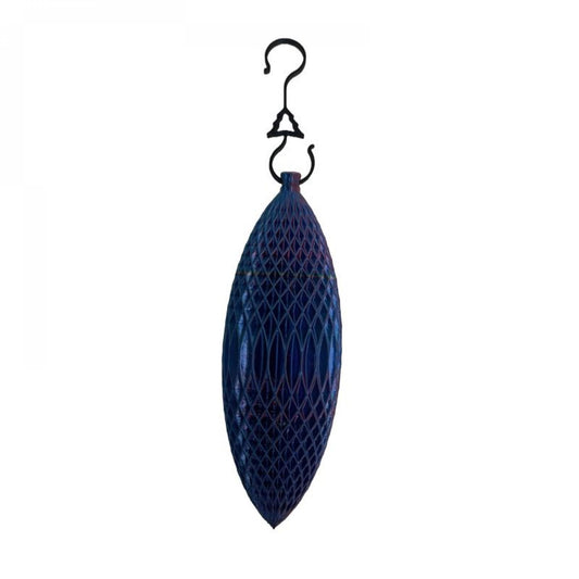 3D Printed Blue Cone Shaped Ornaments