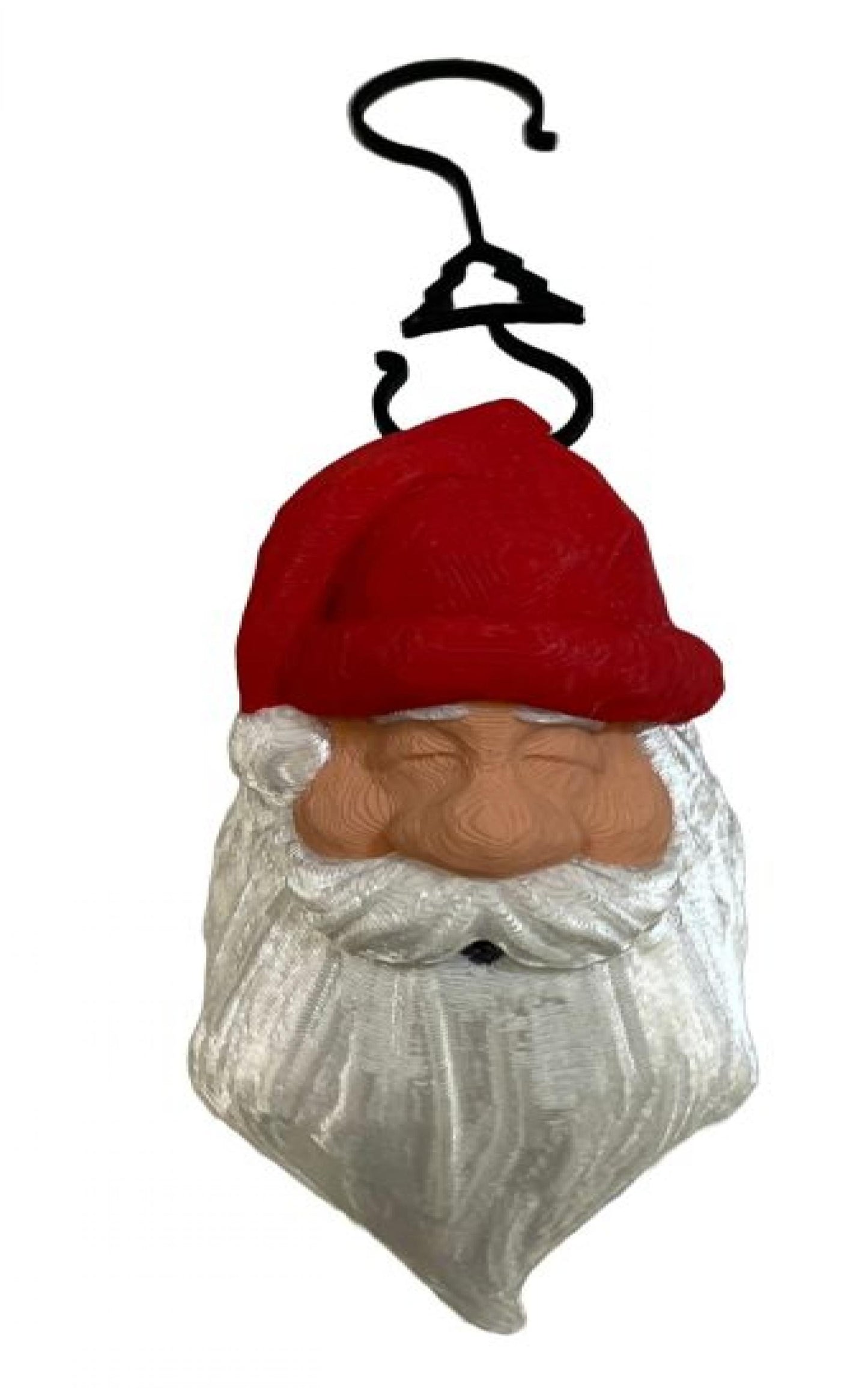 3D Printed Happy Santa Ornaments