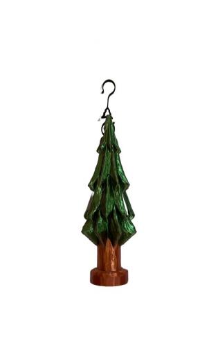 3D Printed Green Christmas Tree Ornaments