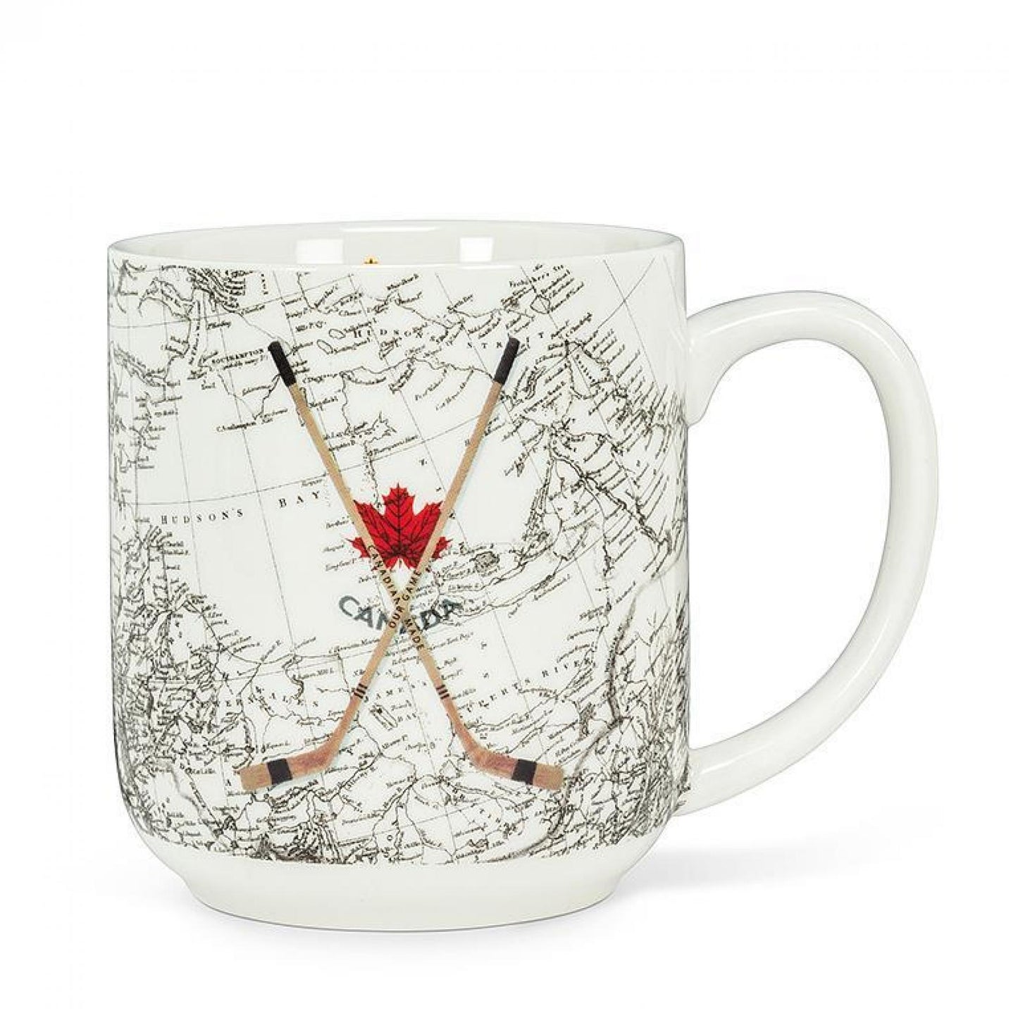 Set of 12 Hockey Sticks & Map Mug