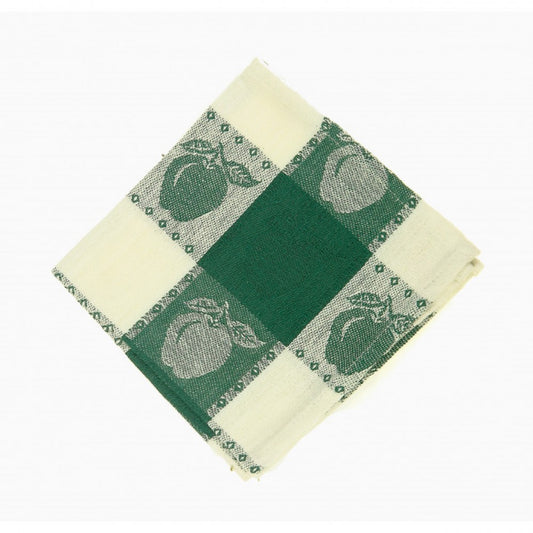 Green Apple Patterned Dishcloth