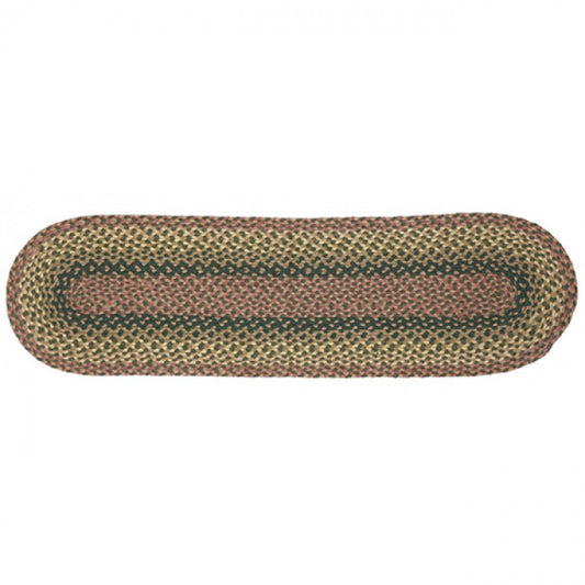 Braided Hint Of Pink Table Runner