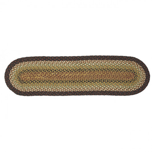 Braided Black Edge Table Runner