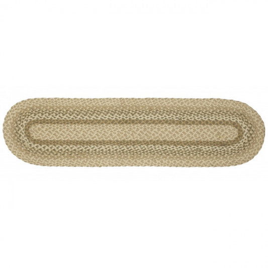 Braided Shades Of Beige Table Runner