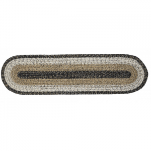 Braided Black Haze Table Runner