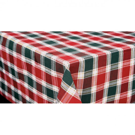 52x52" Santa Clara Check Pattern Tablecloth