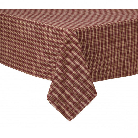 36x36" Paprika Check Pattern Tablecloth