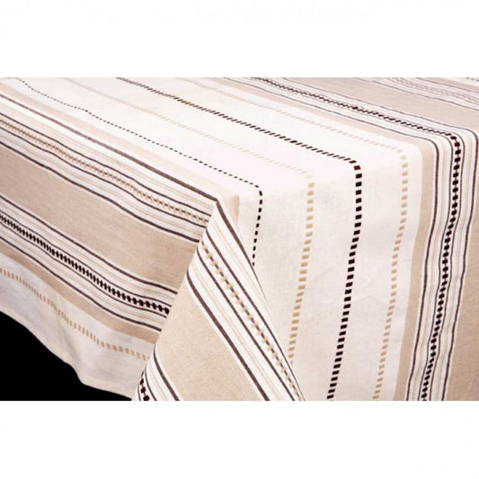 36x36" Coco Stripe Tablecloth