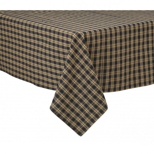 36x36" Salt & Pepper Check Pattern Tablecloth