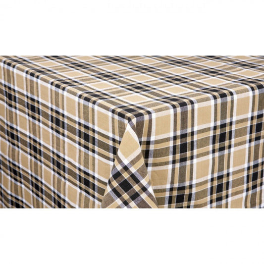 36x36" Black Haze Check Pattern Tablecloth