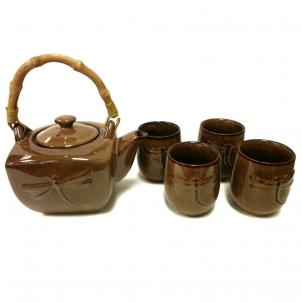 Brown Dragonfly Tea Set