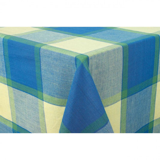 36x36" Provence Check Pattern Tablecloth